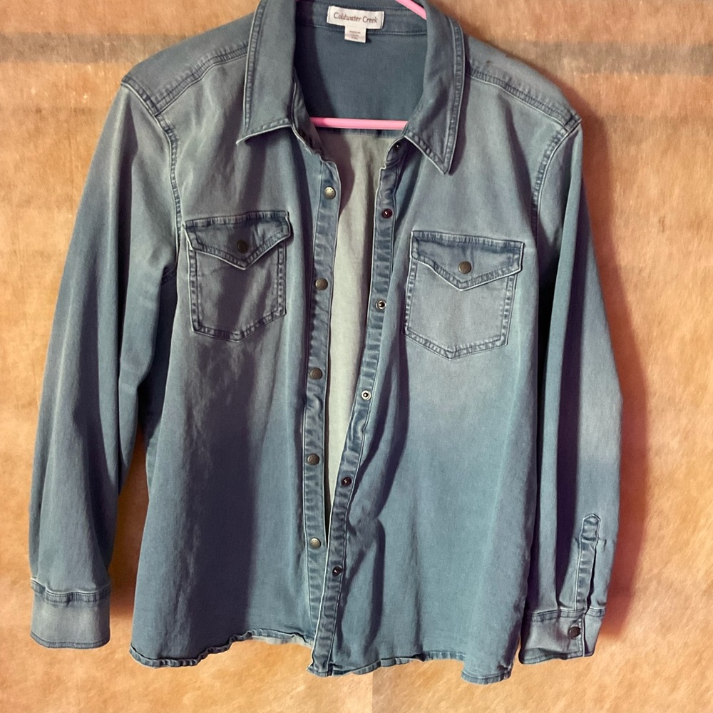 Coldwater Creek jean shirt